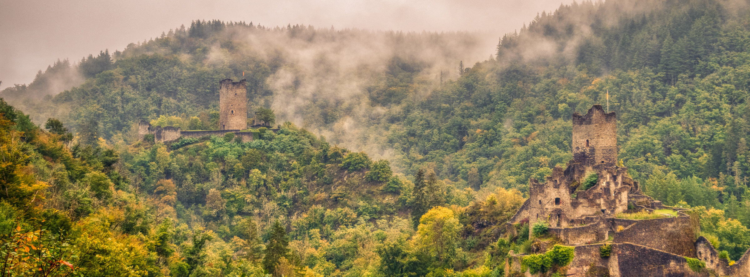 Upper and lower castles of Manderscheid