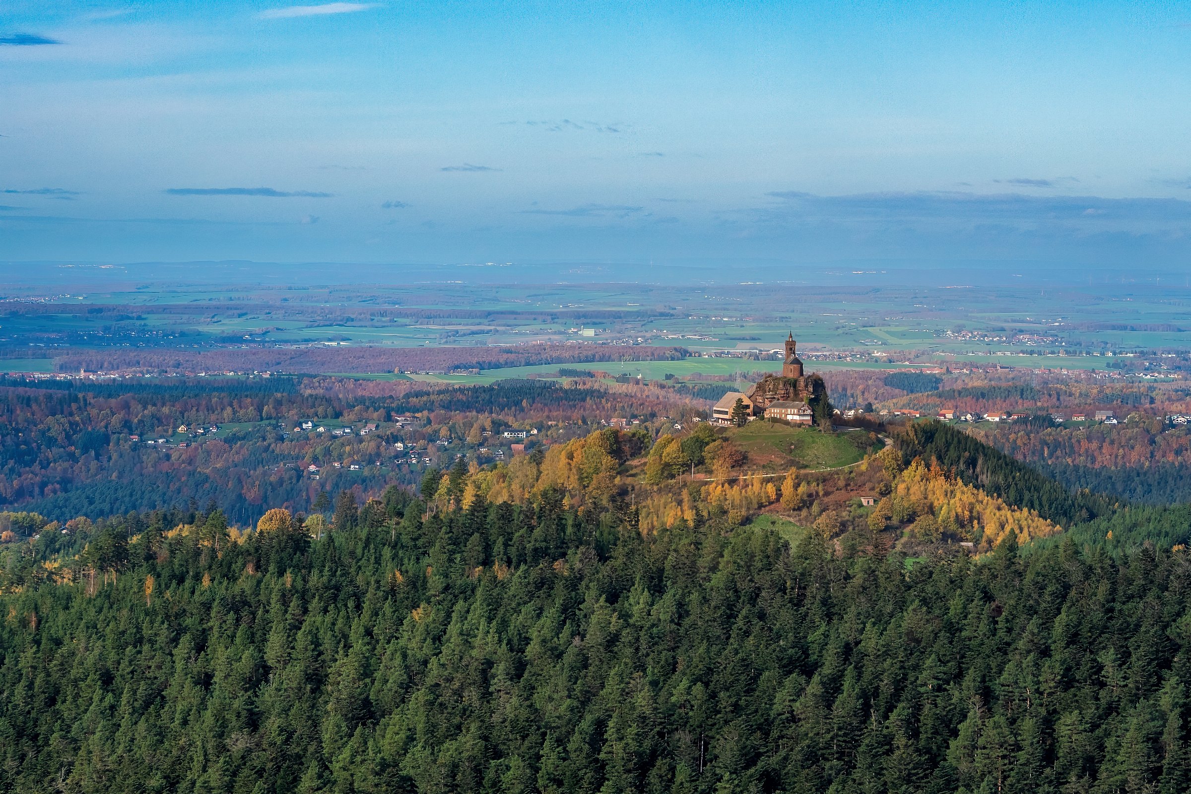 Chapelle Saint Léon, on top of the Rocher de Dabo.