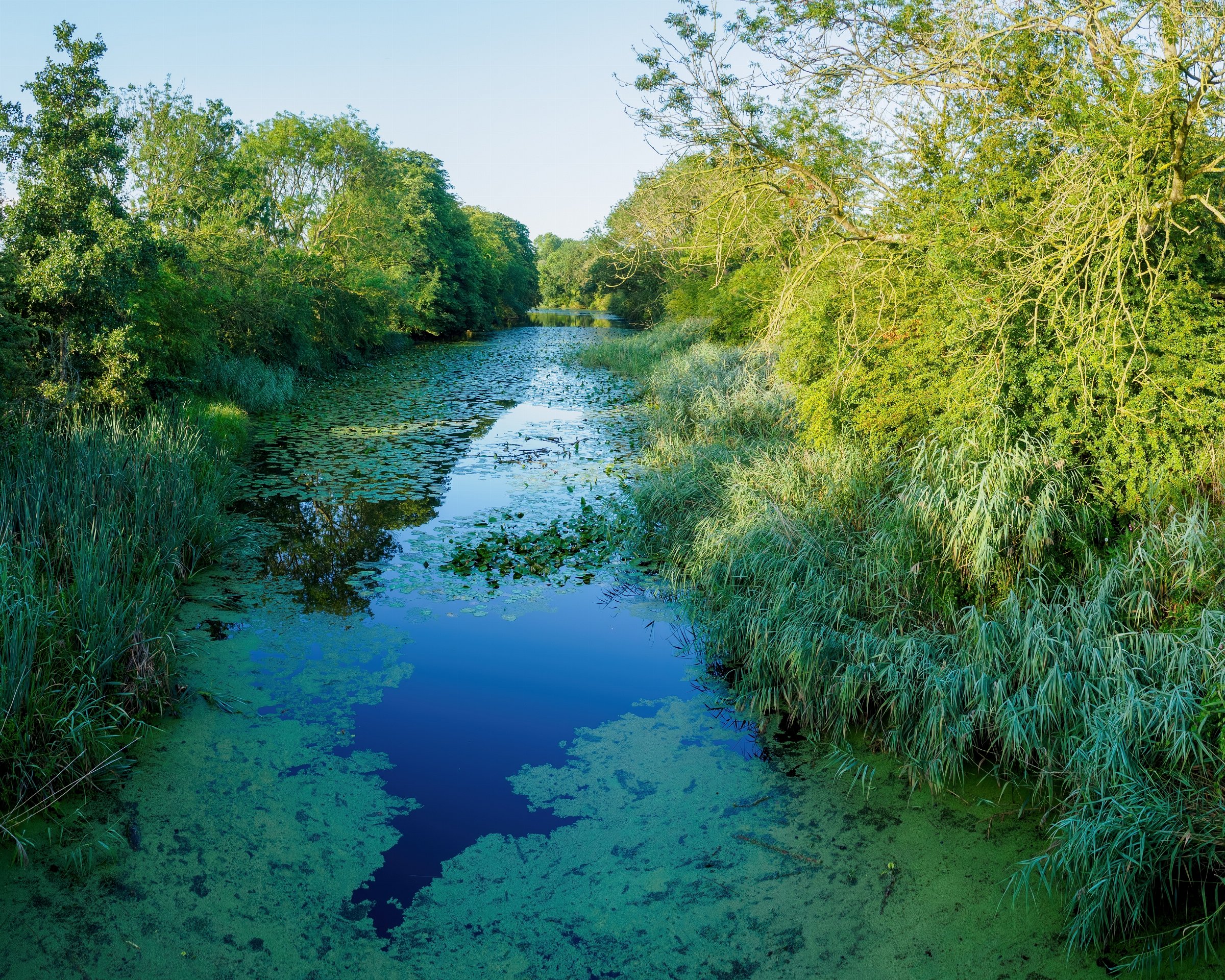 The border between Gelderland (left) and Utrecht (right), near Fort Everdingen