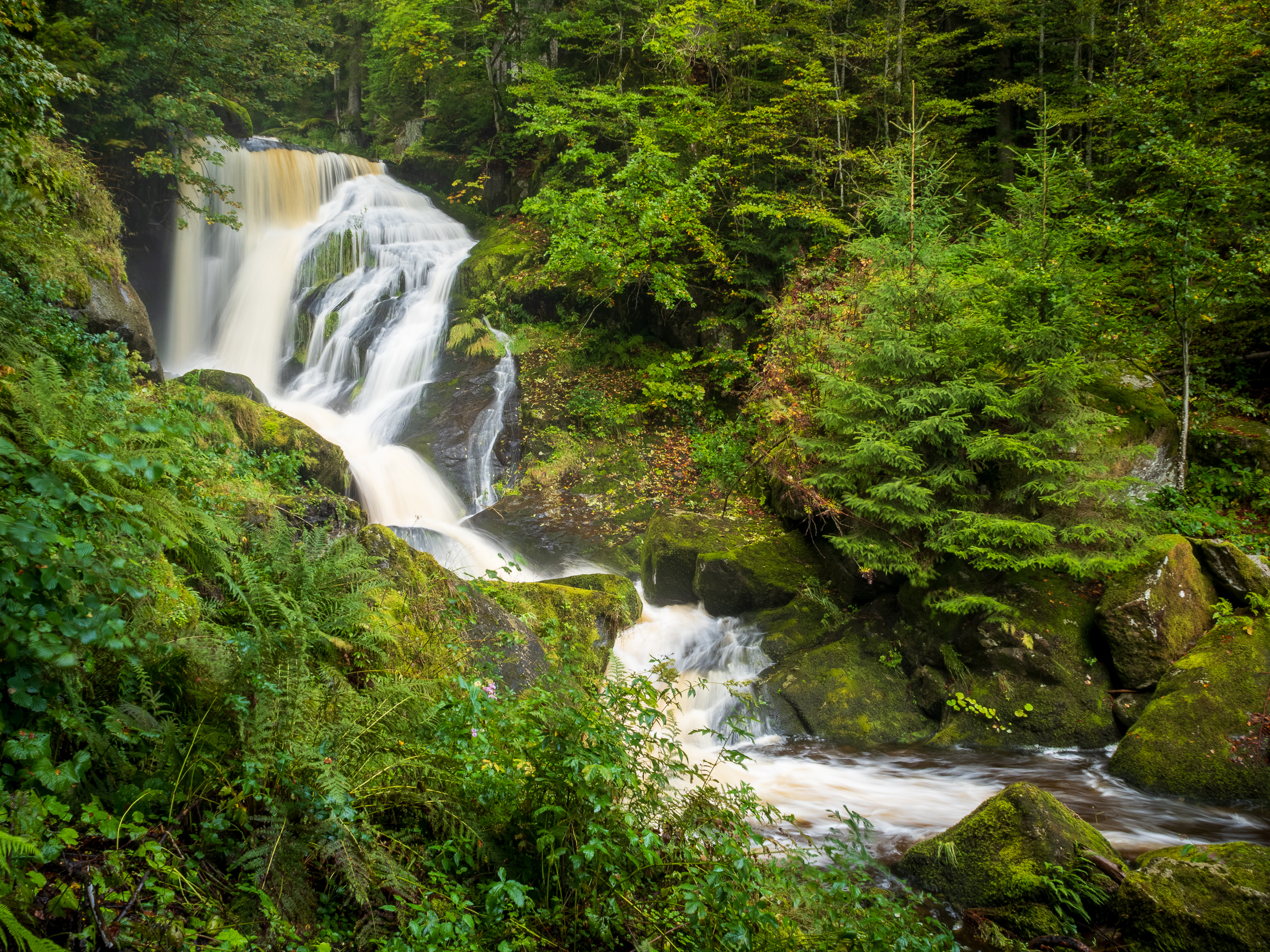 Triberg waterfalls, upper part