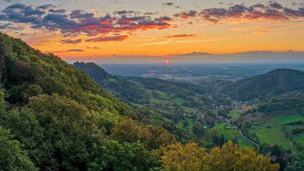 View from Belvédère Le Chanelet (Jura)