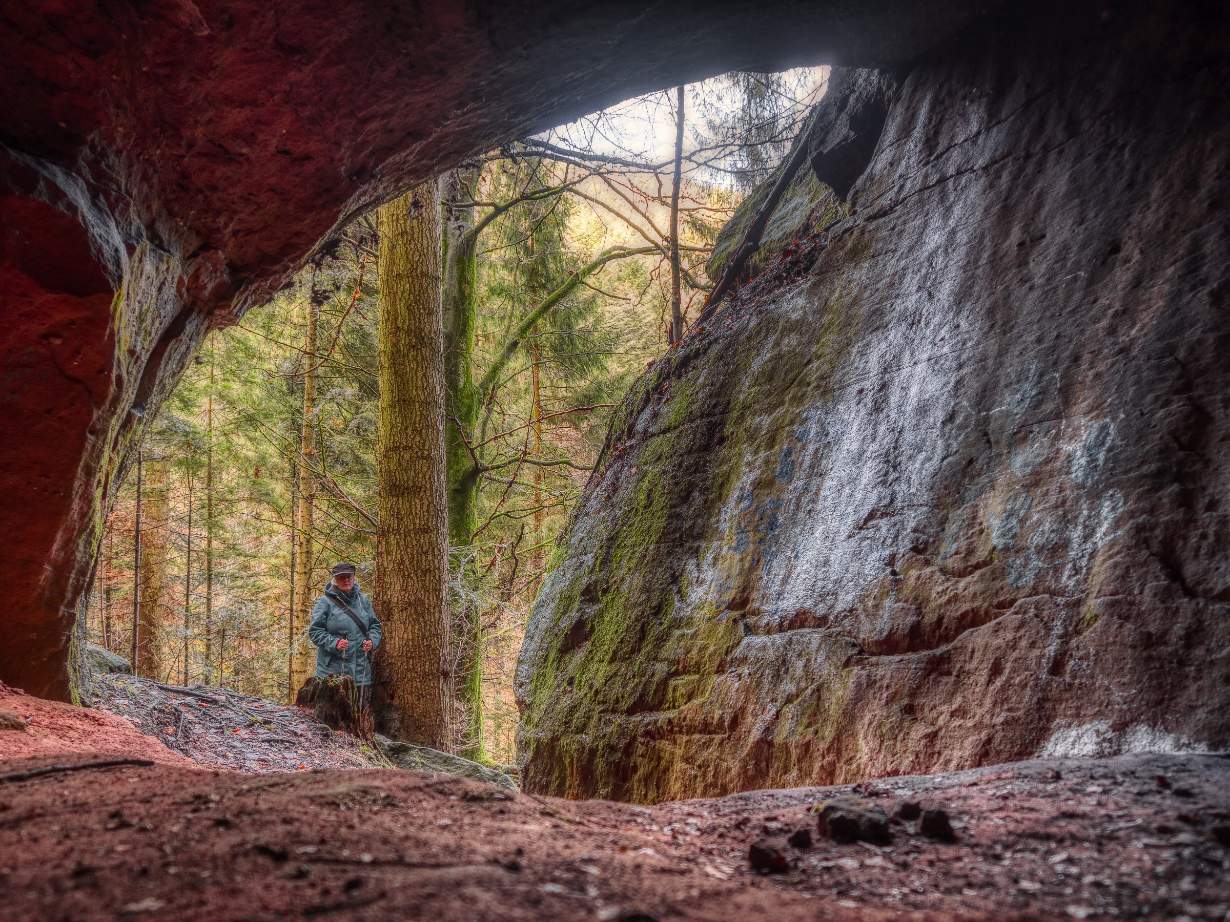 Grotte du Rosskopf (Wangenbourg-Engenthal, Vosges, France)