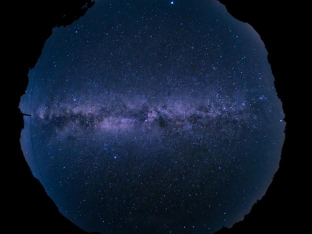 Our Galaxy, as seen from a field near La Chaise, Planchez.